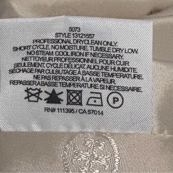 Tory Burch Cream Blazer with Navy Pinstripes - Picture 8 of 9